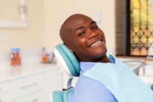 a young man smiling